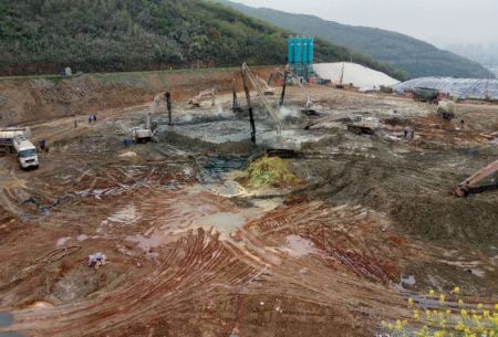 江苏某纺织厂污染土壤修复项目